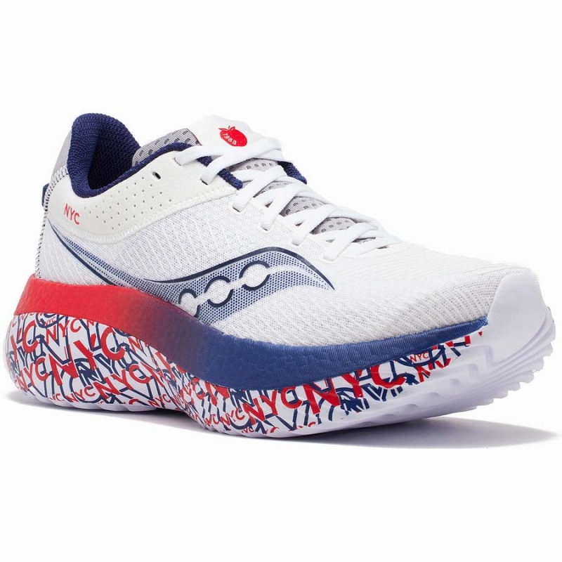 Women's Saucony NYC Kinvara Pro Running Shoes Blue / Navy | Australia S85204-D14