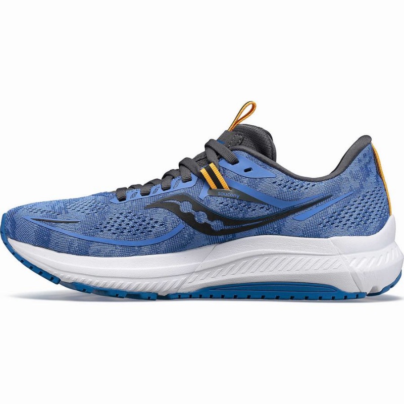 Women's Saucony Omni 21 Running Shoes Blue / Grey | Australia S52831-C82