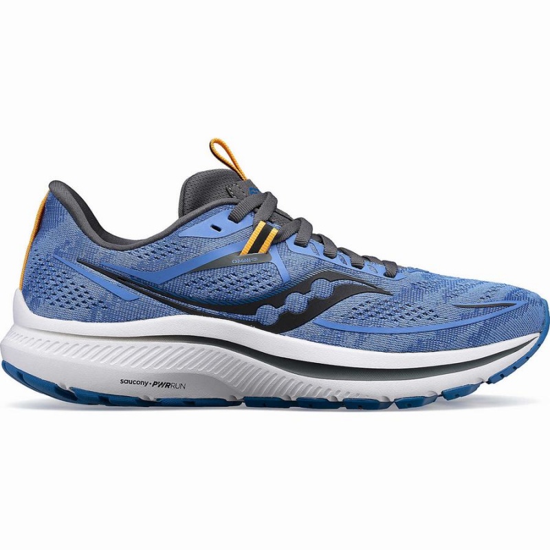 Women\'s Saucony Omni 21 Running Shoes Blue / Grey | Australia S52831-C82