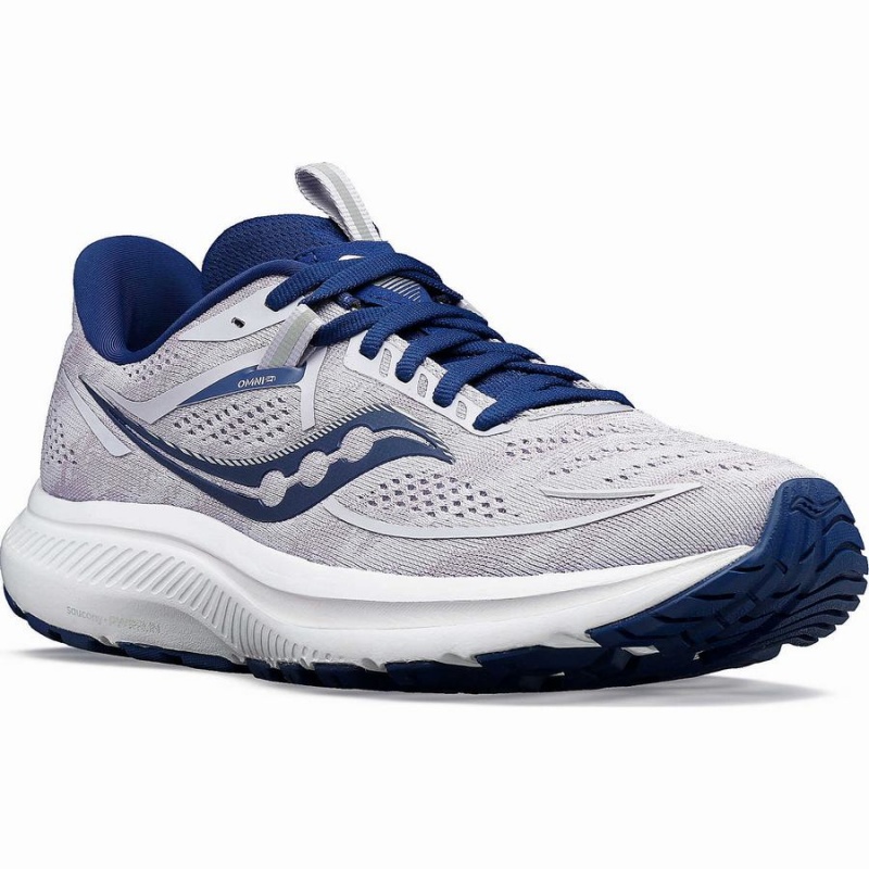 Women's Saucony Omni 21 Running Shoes Purple / Indigo | Australia S45137-X47