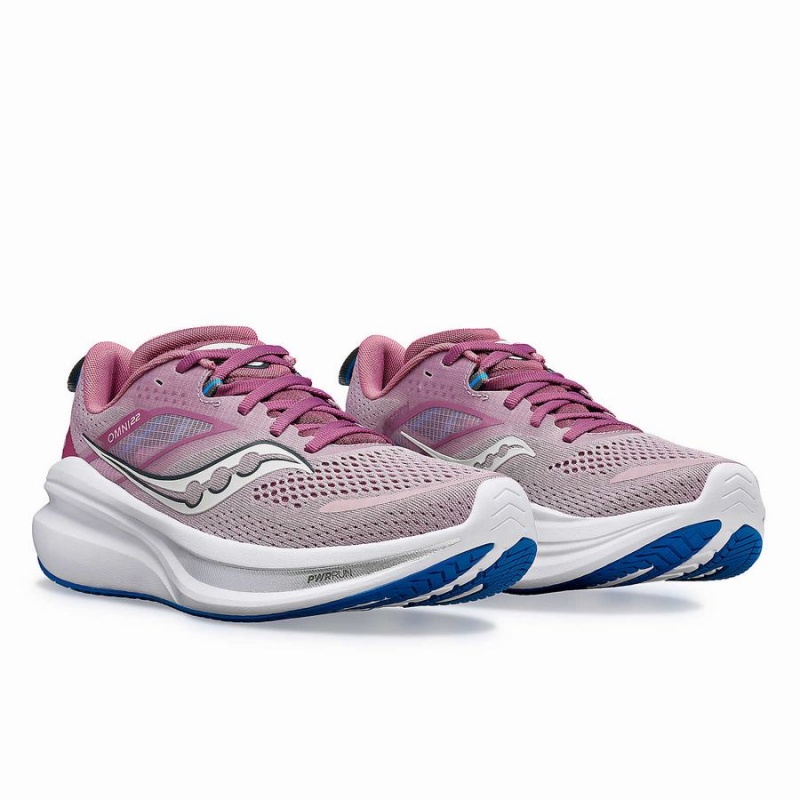 Women's Saucony Omni 22 Running Shoes Purple / Deep Blue | Australia S56819-N76