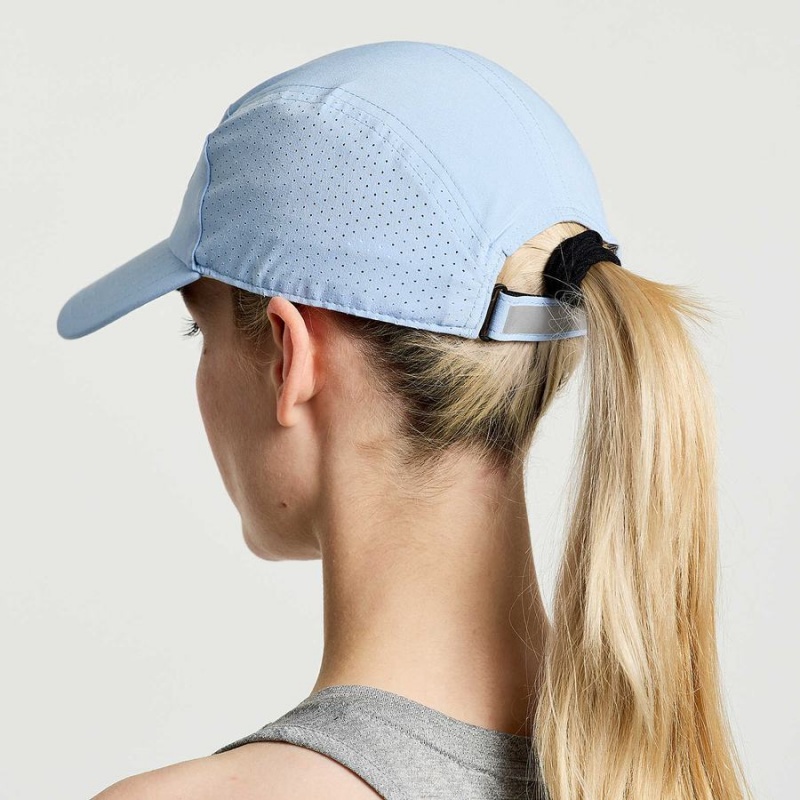 Women's Saucony Outpace Hats Blue | Australia S19236-T43