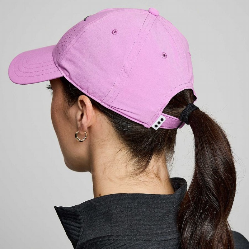 Women's Saucony Outpace Petite Hats Purple | Australia S83529-W28