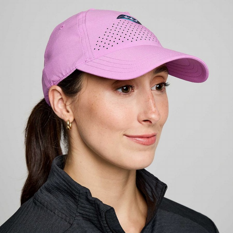 Women\'s Saucony Outpace Petite Hats Purple | Australia S83529-W28