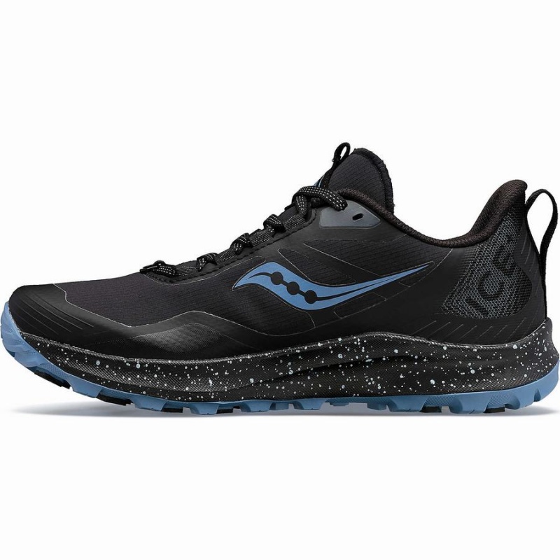 Women's Saucony Peregrine ICE+ 3 Running Shoes Black | Australia S64793-D92