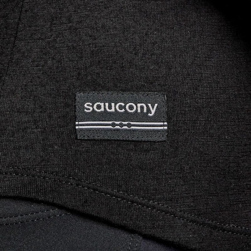 Women's Saucony Peregrine Merino Long Sleeve T Shirts Black | Australia S93082-M10