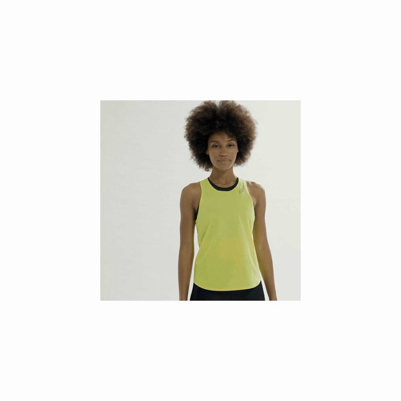 Women's Saucony Pinnacle Tank Tank Top Yellow | Australia S46719-S63