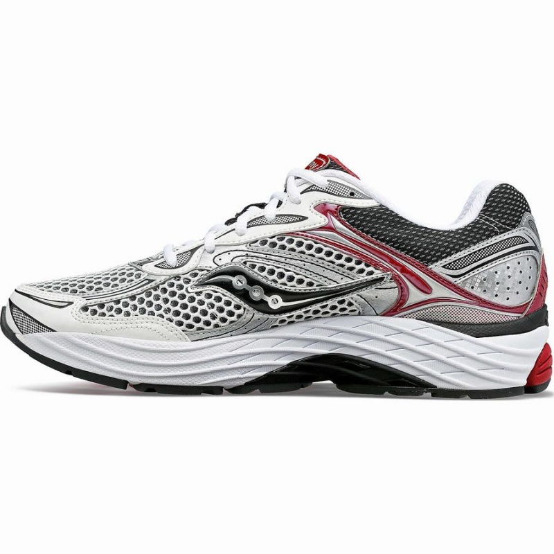 Women's Saucony ProGrid Omni 9 OG Sneakers White / Silver / Red | Australia S87352-E04