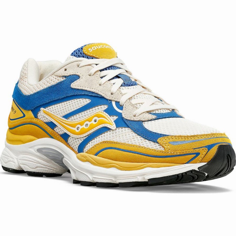 Women's Saucony ProGrid Omni 9 Premium Sneakers Cream / Yellow | Australia S95270-D15