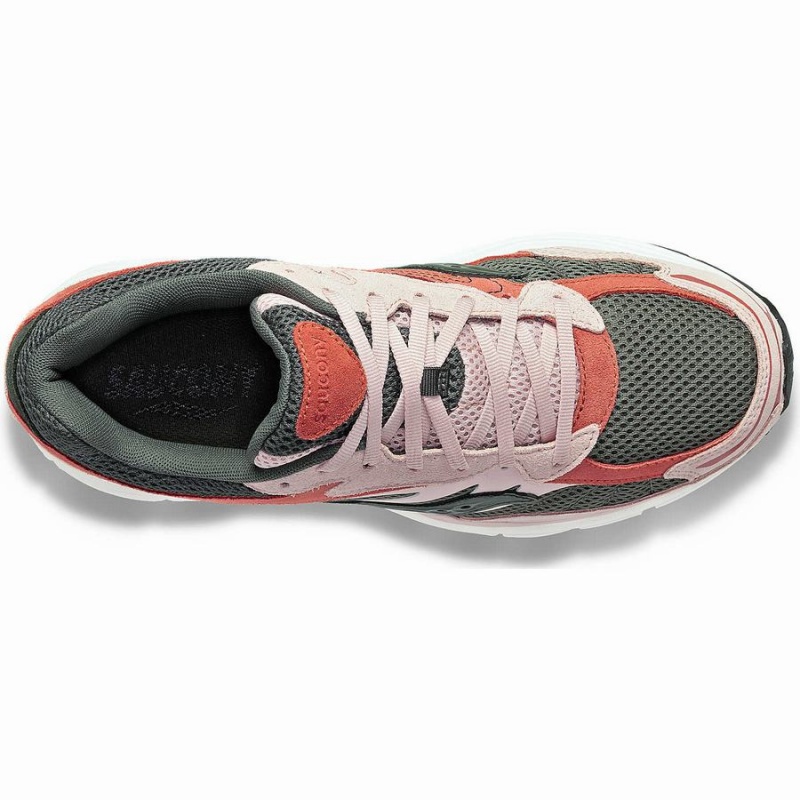 Women's Saucony ProGrid Omni 9 Premium Sneakers Khaki Pink / Green | Australia S57901-G01