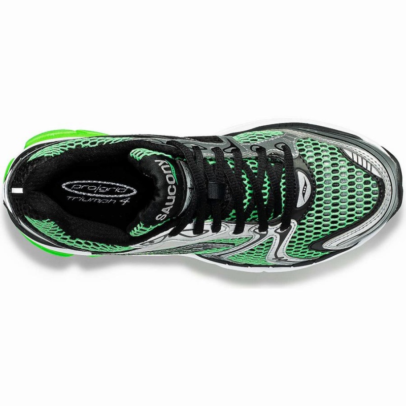 Women's Saucony ProGrid Triumph 4 Sneakers Green / Silver | Australia S48961-R06