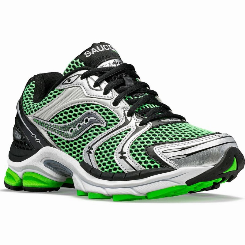 Women's Saucony ProGrid Triumph 4 Sneakers Green / Silver | Australia S48961-R06