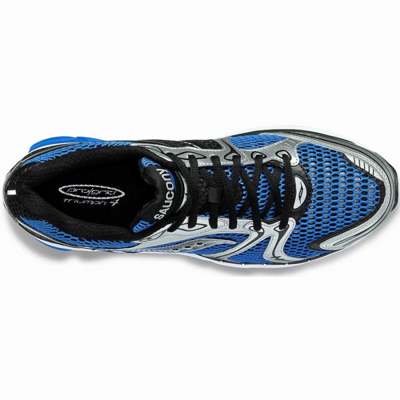 Women's Saucony ProGrid Triumph 4 Sneakers Blue / Silver | Australia S82357-U31