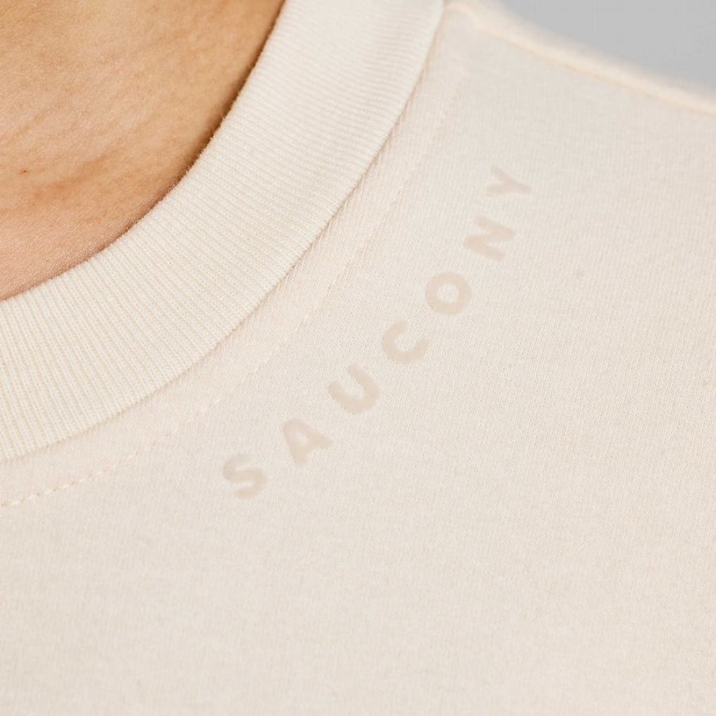 Women's Saucony Recovery Crew Sweatshirt Beige | Australia S80956-G15