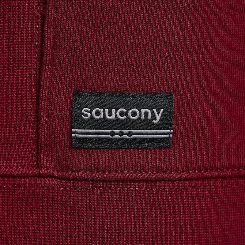 Women's Saucony Recovery Crew Sweatshirt Red | Australia S56928-Q59