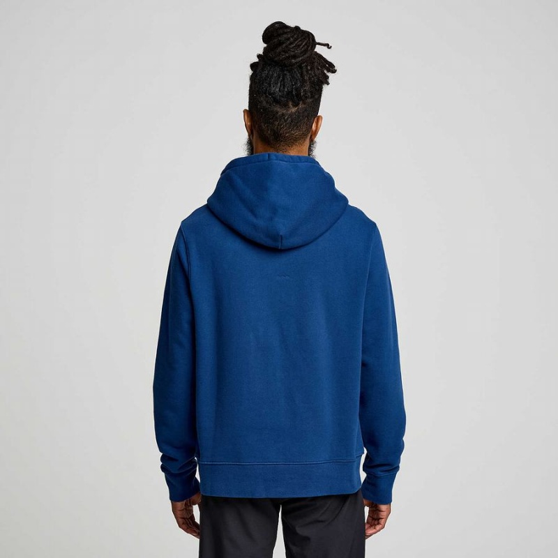 Women's Saucony Recovery Hoody Hoodie Indigo | Australia S43096-A41