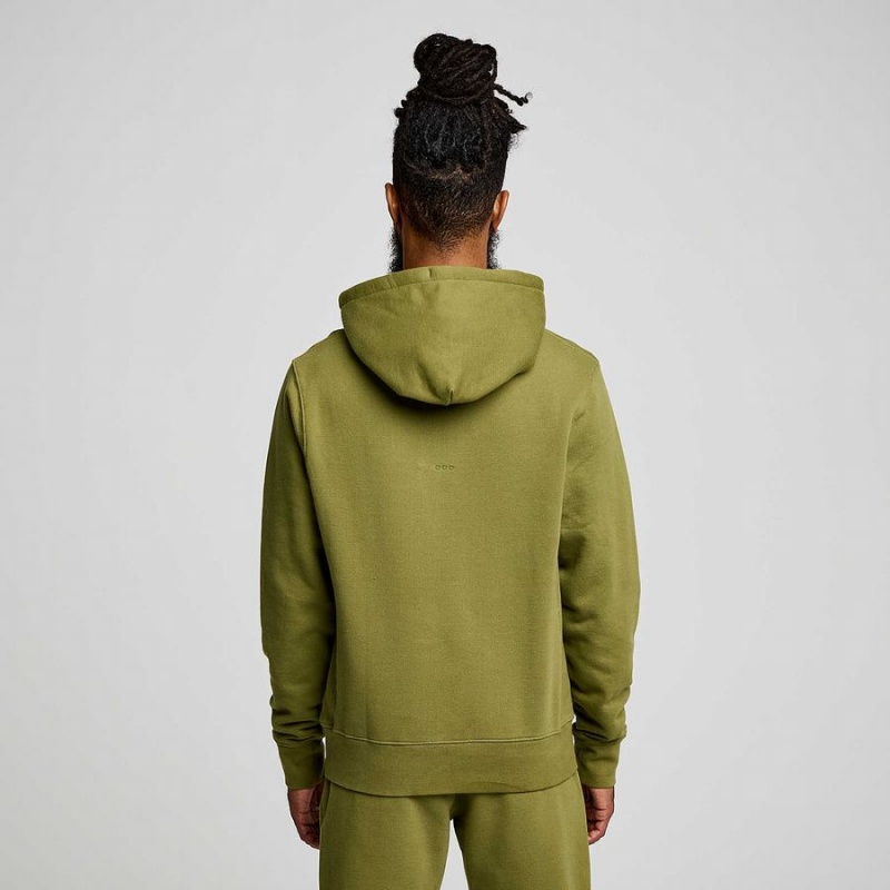 Women's Saucony Recovery Hoody Hoodie Khaki | Australia S68903-S87