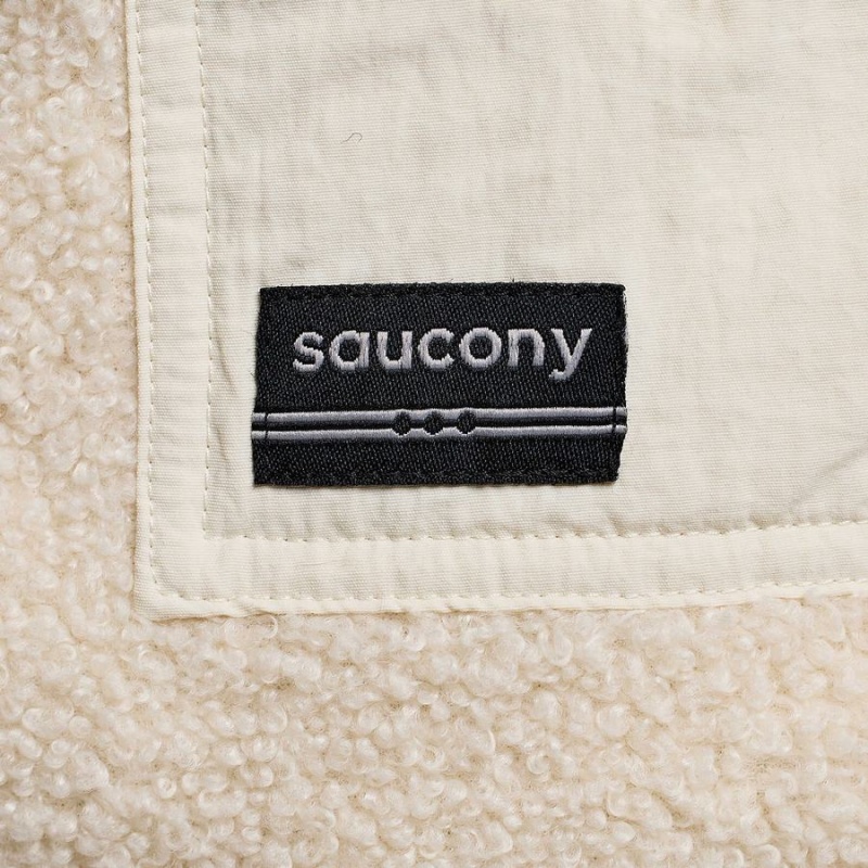 Women's Saucony Recovery Sherpa Pullover Beige | Australia S04572-X92