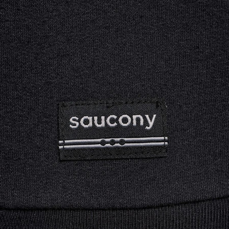 Women's Saucony Recovery Zip Tunic Hoodie Black | Australia S36912-B37