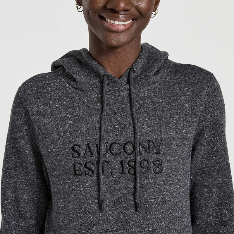 Women's Saucony Rested Hoodie Black | Australia S25071-U29