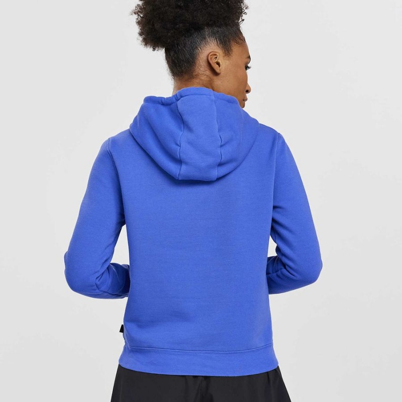 Women's Saucony Rested Hoodie Blue | Australia S50316-Z80