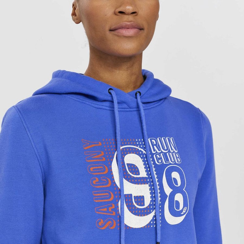 Women's Saucony Rested Hoodie Blue | Australia S50316-Z80