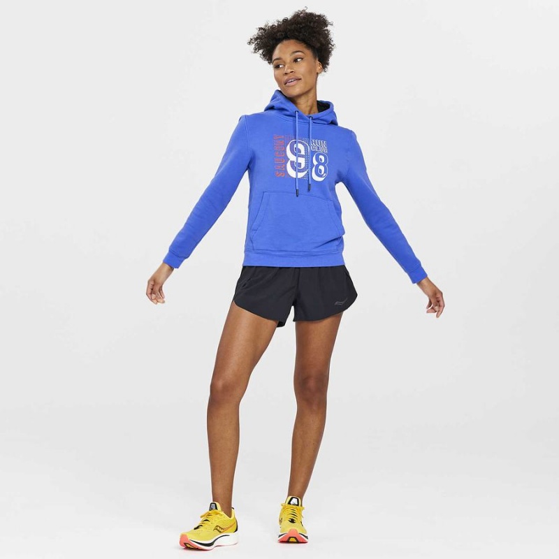 Women's Saucony Rested Hoodie Blue | Australia S50316-Z80