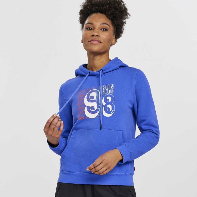 Women\'s Saucony Rested Hoodie Blue | Australia S50316-Z80