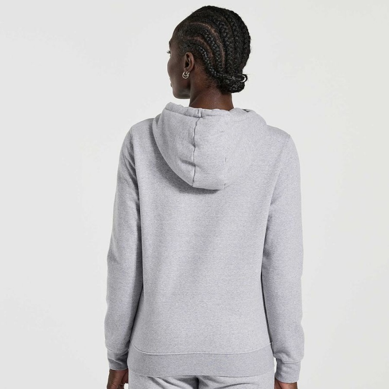 Women's Saucony Rested Hoodie Light Grey | Australia S87923-Y15