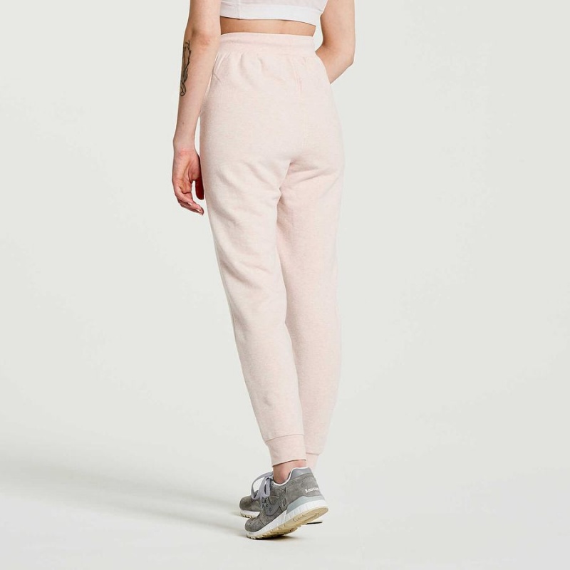 Women's Saucony Rested Sweatpants Rose | Australia S37546-E79