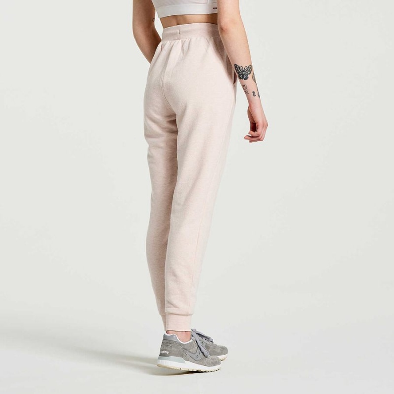 Women's Saucony Rested Sweatpants Rose | Australia S37546-E79