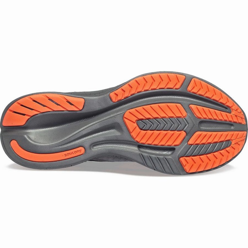 Women's Saucony Ride 16 Running Shoes Grey / Orange | Australia S15380-U56