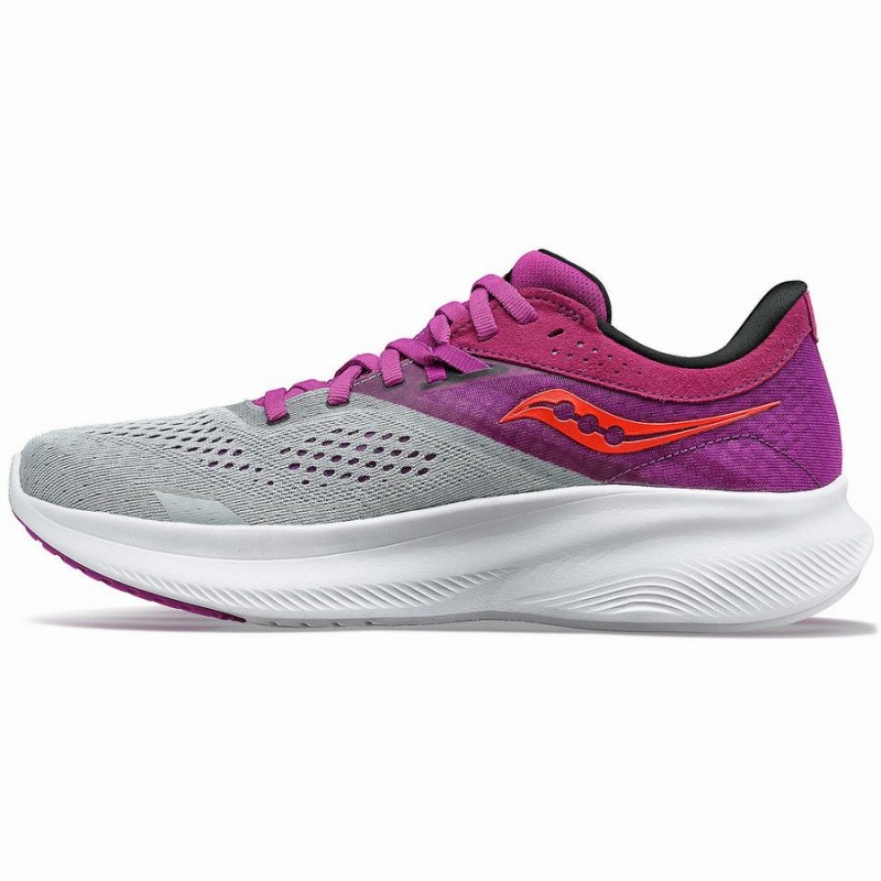 Women's Saucony Ride 16 Running Shoes Purple | Australia S90437-Z72