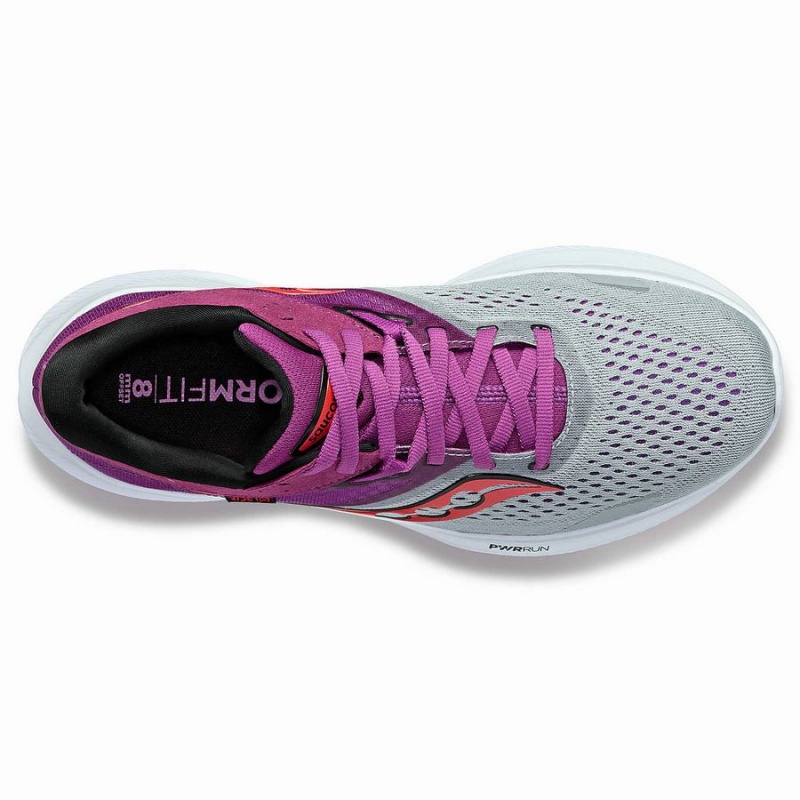 Women's Saucony Ride 16 Running Shoes Purple | Australia S90437-Z72