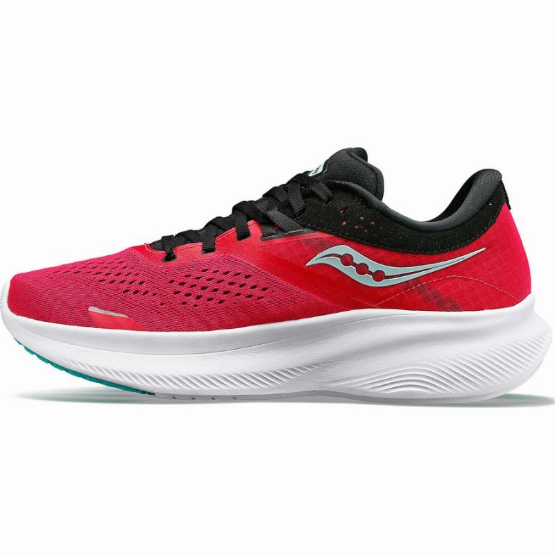 Women's Saucony Ride 16 Running Shoes Rose / Black | Australia S50961-N91