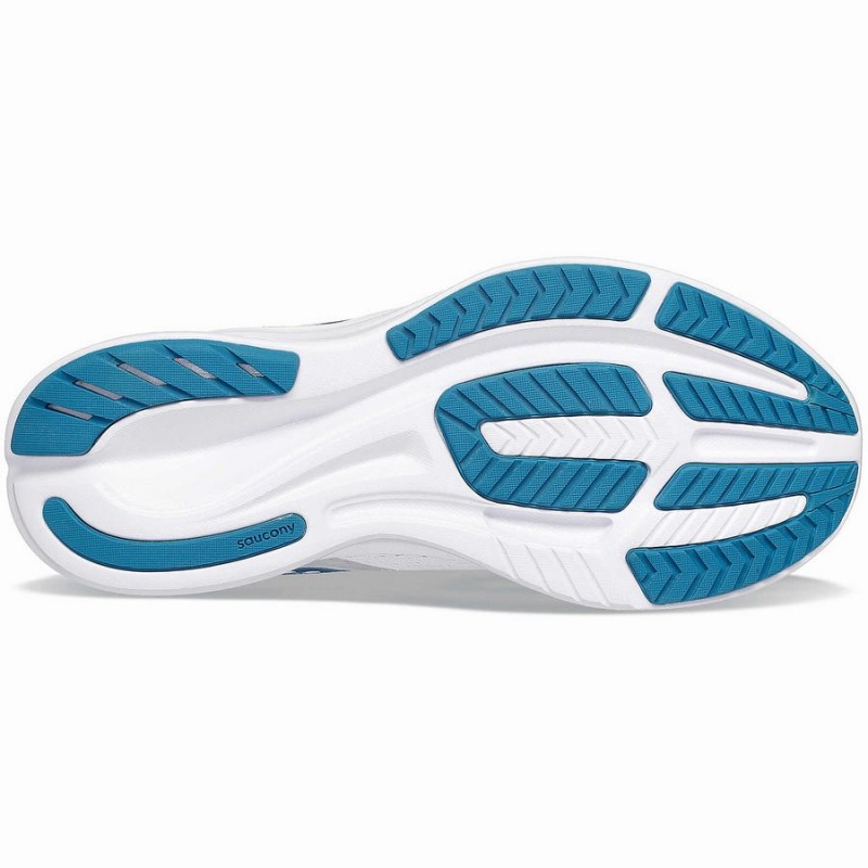 Women's Saucony Ride 16 Running Shoes White / Blue | Australia S53718-K58