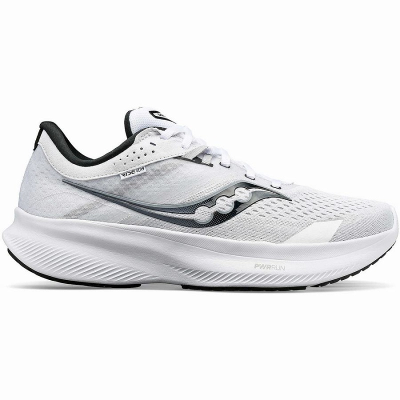 Women\'s Saucony Ride 16 Running Shoes White / Black | Australia S38451-Q57