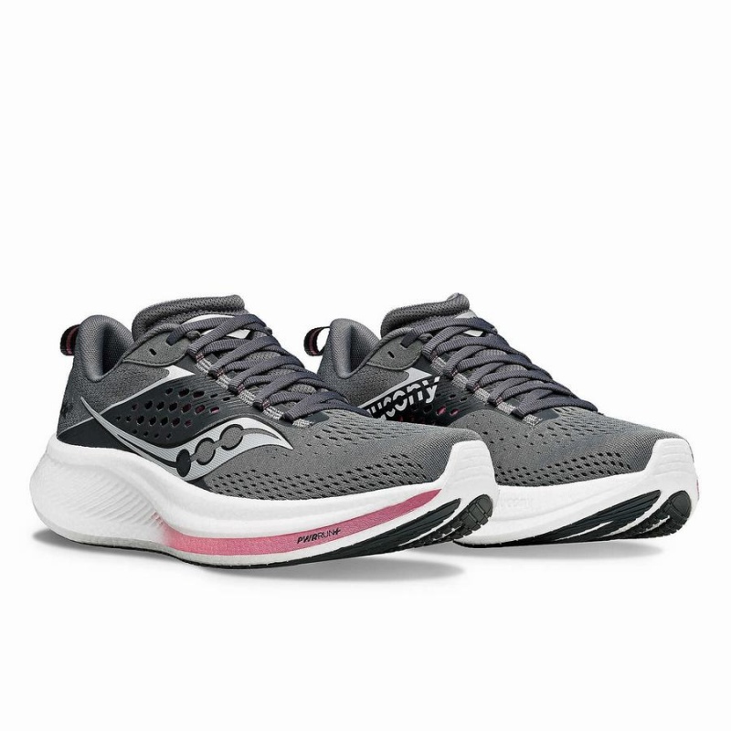 Women's Saucony Ride 17 Running Shoes Purple | Australia S63981-Q29