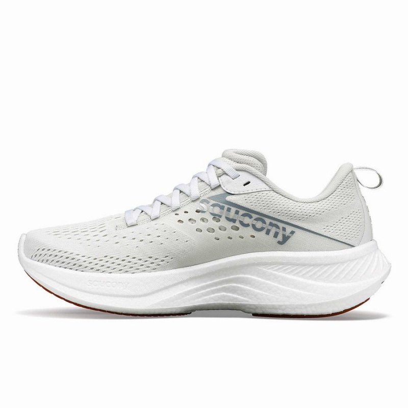 Women's Saucony Ride 17 Running Shoes White | Australia S83592-H36