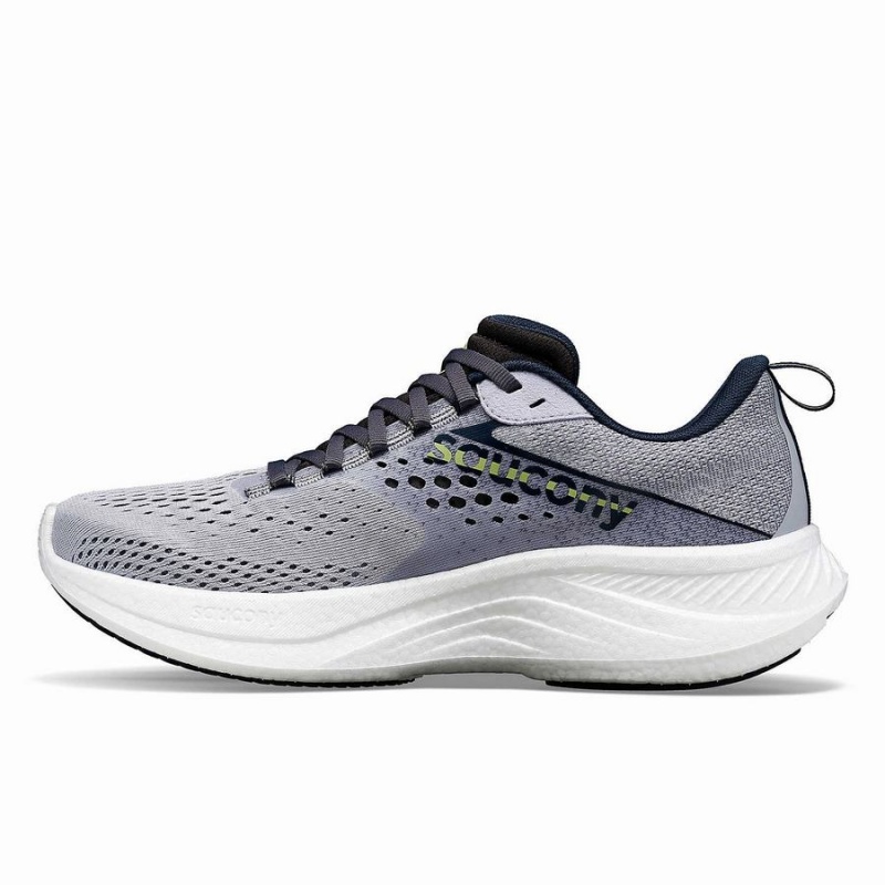 Women's Saucony Ride 17 Wide Running Shoes Navy | Australia S12963-X84