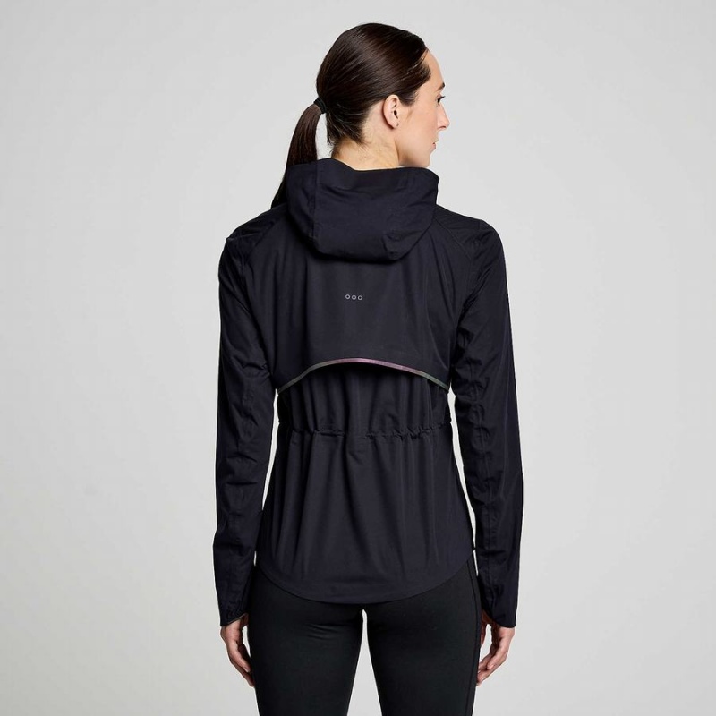 Women's Saucony Runshield Jackets Black | Australia S49083-J16