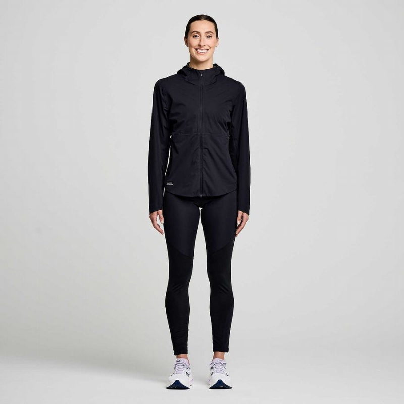 Women's Saucony Runshield Jackets Black | Australia S49083-J16