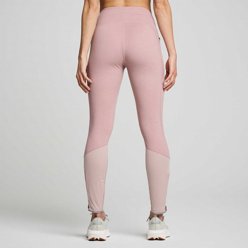 Women's Saucony Runshield Tight Smoke Heather | Australia S86012-F86