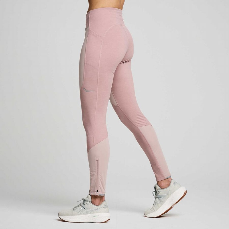 Women's Saucony Runshield Tight Smoke Heather | Australia S86012-F86