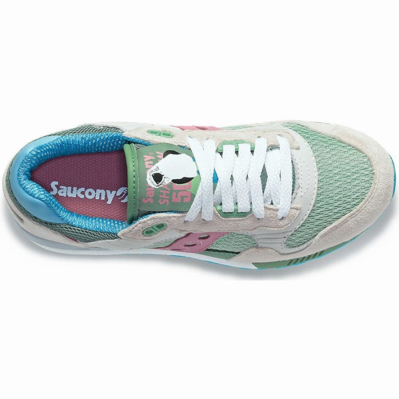 Women's Saucony Shadow 5000 Blue-Footed Booby Sneakers White / Multicolor | Australia S54701-J46