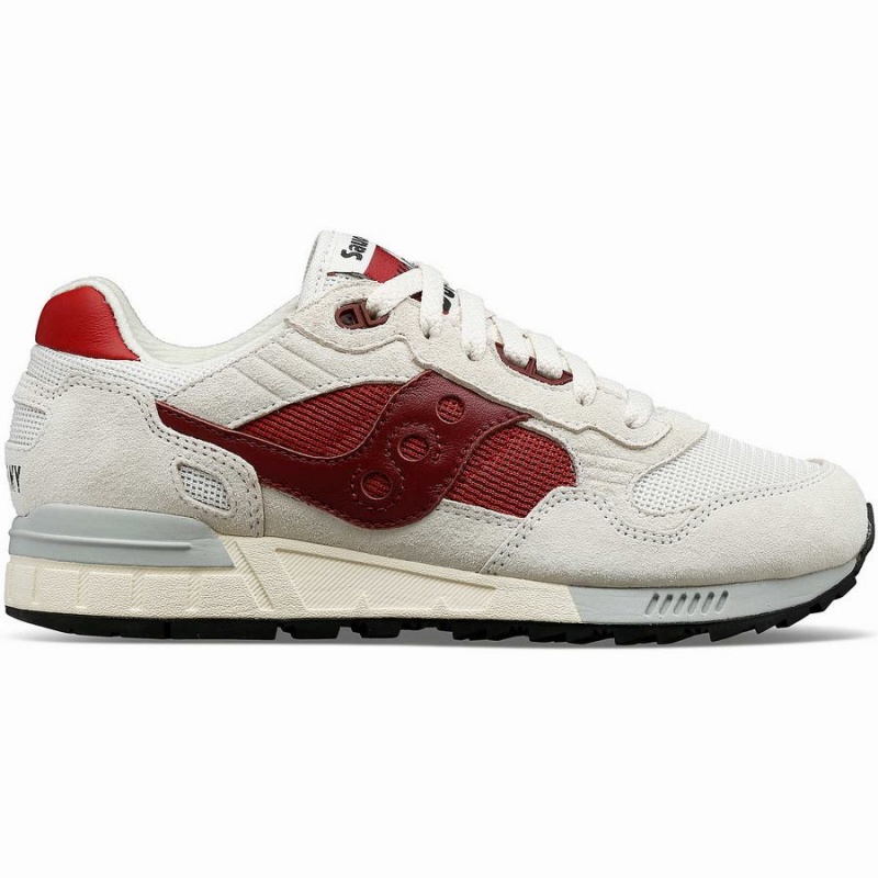 Women\'s Saucony Shadow 5000 Sneakers White / Red | Australia S32670-U70