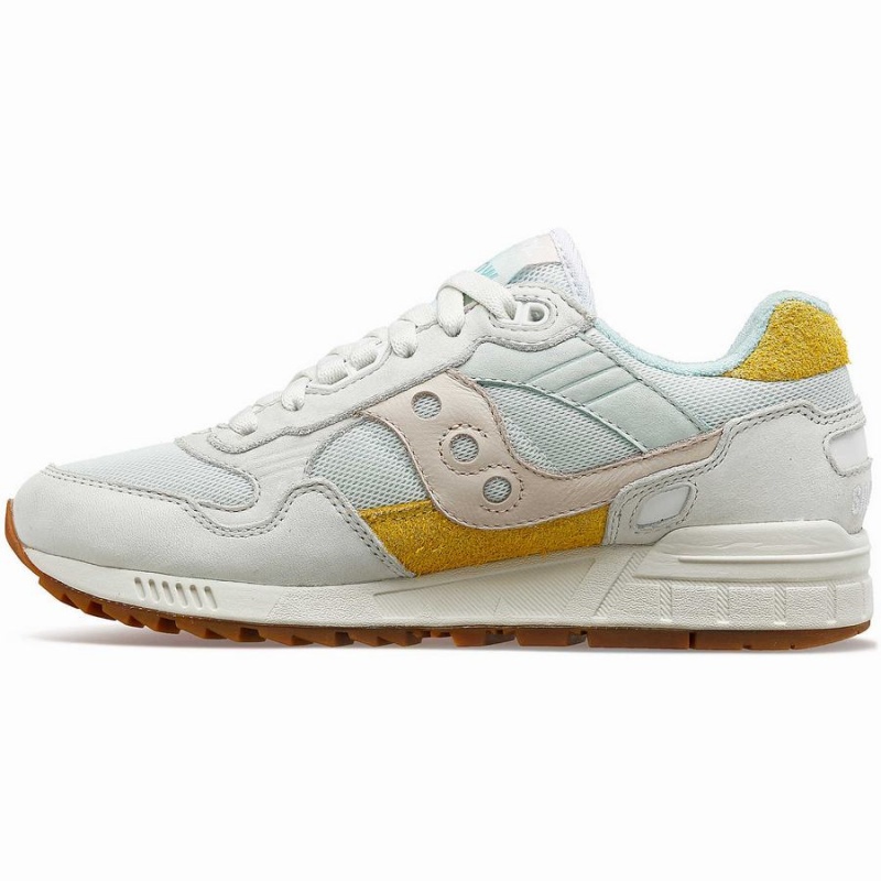 Women's Saucony Shadow 5000 Unplugged Sneakers Turquoise / Yellow | Australia S91824-E08