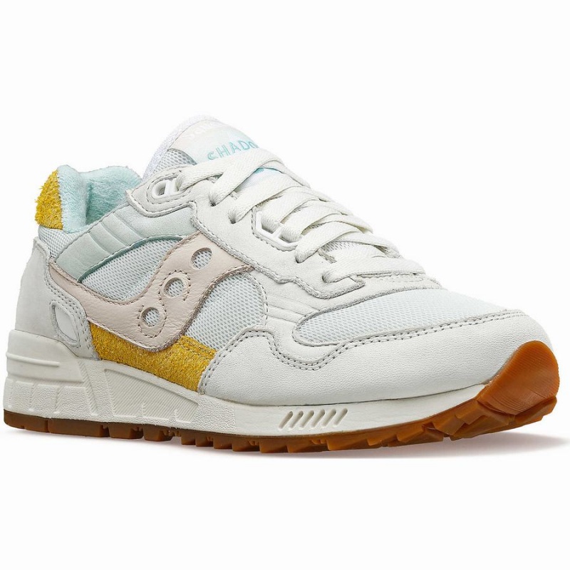 Women's Saucony Shadow 5000 Unplugged Sneakers Turquoise / Yellow | Australia S91824-E08