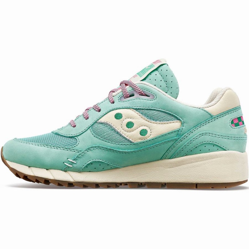 Women's Saucony Shadow 6000 Earth Citizen Sneakers Light Turquoise / White | Australia S89063-C18