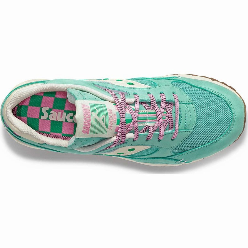 Women's Saucony Shadow 6000 Earth Citizen Sneakers Light Turquoise / White | Australia S89063-C18